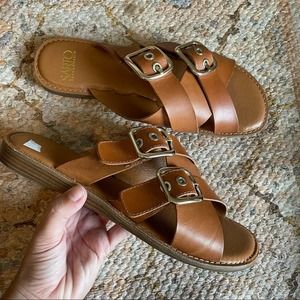 Sarto Franco Sarto Leather Gaia Sandals